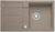 Гранитная кухонная мойка BLANCO - Metra 5 S - серый беж (517348) ID:NL012751