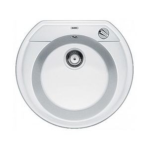 Гранитная кухонная мойка BLANCO - Rondoval 45 - белый (515671) ID:NL010730