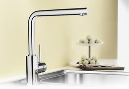 Кухонный смеситель из нержавеющей стали BLANCO - Mila хром (524213) ID:NL010858