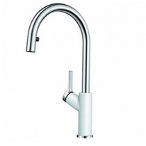 Гранитный кухонный смеситель BLANCO - Carena S - белый (520984) ID:NL010792