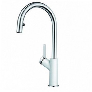 Гранитный кухонный смеситель BLANCO - Carena S - белый (520984) ID:NL010792