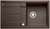 Гранитная кухонная мойка BLANCO - Metra 5 S - кофе (515041) ID:NL012750