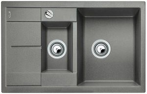 Гранитная кухонная мойка BLANCO - Metra 6 S compact - алюметаллик (513553) ID:NL010706