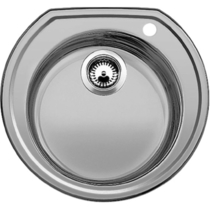 Кухонная мойка из нержавеющей стали BLANCO - Rondoval - decor (513314) ID:NL010750