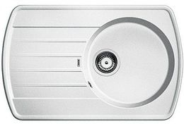 Гранитная кухонная мойка BLANCO - Rondoval 45 S - белый (515764) ID:NL010736