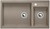 Гранитная кухонная мойка BLANCO - Metra 9 серый беж (517364) ID:NL013303