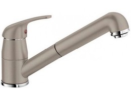 Гранитный кухонный смеситель BLANCO - Daras S - серый беж (524197) ID:NL010802