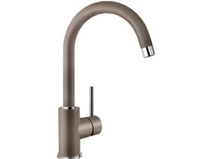 Гранитный кухонный смеситель BLANCO - Mida - серый беж (524207) ID:NL012794