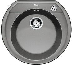 Гранитная кухонная мойка BLANCO - Rondoval 45 - алюметаллик (515670) ID:NL010728