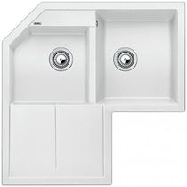 Гранитная кухонная мойка BLANCO - Metra 9 E белая (515568) ID:NL010713