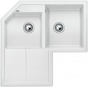 Гранитная кухонная мойка BLANCO - Metra 9 E белая (515568) ID:NL010713