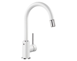 Гранитный кухонный смеситель BLANCO - Mida-S - белый (521457) ID:NL010826