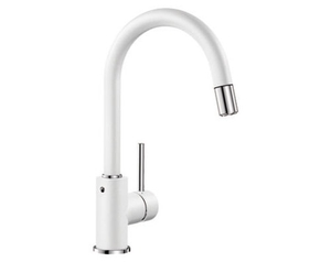 Гранитный кухонный смеситель BLANCO - Mida-S - белый (521457) ID:NL010826